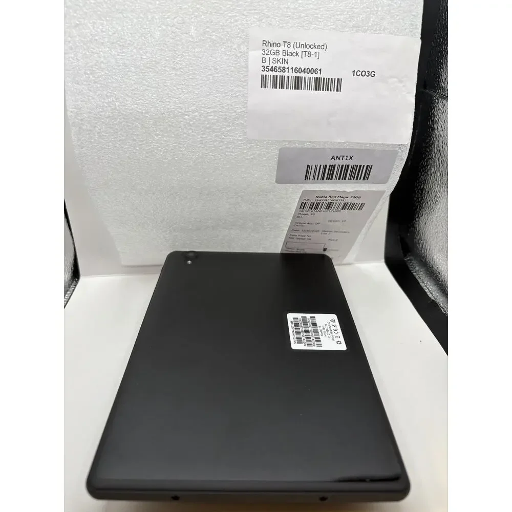 Rhino T8 Tablet Nubia Red Magic 32GB Unlocked Android OS, Cellular/Wifi/Unlocked